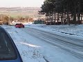 Audi A3 snow drift