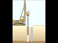 Pile Foundation Animation with details