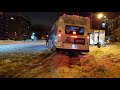 🚍Montreal bus stuck in the snow! STM hybrid bus 36-038 on Queen Mary Road in February, 2020 ❄️