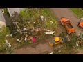 Travel along the tornado path in Rome, NY