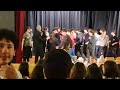 I participated at the talent show of the school