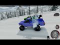 Strangest Cars Down a Slippery Mountain! (BeamNG)