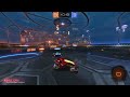 A rocket league game that went pretty bad.