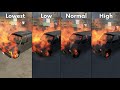 Graphics Comparison (Lowest vs Low vs Normal vs High) | BeamNG Drive