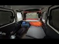 Car camping by creating a secret base in a small light car