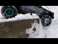 (THE AWAKENING) SCX10 ii Cherokee - Quick Run In Light Snow On Some New Shoes