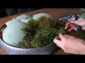 SIMPLE DIY MOSS BOWL | SPRING DINING TABLE DECOR