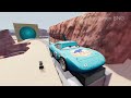 Big & Small King Dinoco vs Big & Small Chick Hicks vs Choo-Choo Thomas the Train - BeamNG.drive