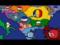 History of the Balkans (355 - 2021) : Countryballs
