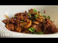 Chilli Garlic Mushroom Recipe | Restaurant style | in Tamil | Latha’s Recipes