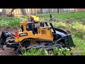 Huina 1569 RC Bulldozer Unboxing and Test