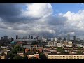 Storm clouds and rainbows timelapse 4k