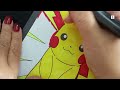 COLORING PIKACHU! LOLLYMOWLY COLORING FOR KIDS!!