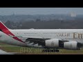 Most Dramatic Ever A380 Go-Around at Birmingham Airport (Storm Gerrit)