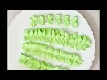 Nozzles for cake decoration l Beginners special leaf nozzle design and piping techniques l