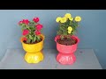 DIY Idea, Turning Plastic Bottles Into A Beautiful Flower Pot For A Small Garden