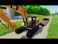 HAULING U.S. GOLD MINING EQUIPTMENT! (CUSTOM TRUCK) | FS22