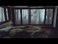 Relaxing Rain Sounds For Sleep | Heavy Rain Sounds in Misty Forest 1 Hour