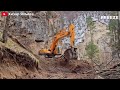 Skillful Excavator Operators are Building Roads on a Steep Mountain ▶2