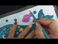 COLORING A WHALE! LOLLYMOWLY COLORING FOR KIDS!!