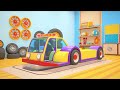 Learn colors with colored tow trucks for kids. Helper cars on a mission! Full episodes of cartoons.