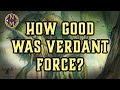 How Good Was Verdant Force, Actually? | A Deep Dive Into Competitive Magic: the Gathering History