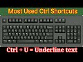 Computer  most Important Shortcuts|Most used computer Shortcuts|Ctrl Shortcuts