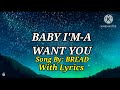 BREAD GREATEST HITS. (WITH LYRICS) NON STOP.