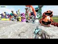 EVOLUTION OF ALL SMILING CRITTERS VS ALL MECHATITAN POPPY PLAYTIME CHAPTER 3 In Garry's Mod!