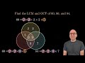 Finding the least common multiple using prime factorization