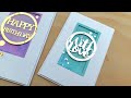 MAKE YOUR OWN Circle Sentiment Diecuts! A Clean and Simple Card Tutorial [2024/87]