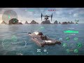 New Legendary Frigate - FS Blueshark. CAN ATTACK BEHIND THE MOUNTAIN  - Modern Warships Gameplay