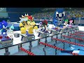 Mario & Sonic At The Olympic Games Tokyo 2020 Swimming-100m  Gameplay Wario Daisy Peach Mario & More