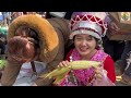 Bếp Trên Bản | Ái Mí đi chợ 27 Tết đông vui Tam Đường