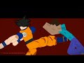 Fight To Survive - GOKU VS HEROBRINE EPIC BATTLE (PART 1) dc2 ANIMATION⚔️⛏️