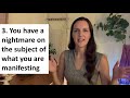 What DREAMS About Your Manifestation Are Telling You! (3 Common Types) SUBCONSCIOUS FEEDBACK