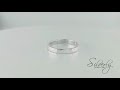 Anillo Plata Ley 925 Estilo Martillado Minimalista Clásico