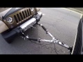 Ready Brute Elite Tow Bar with surge brakes Jeep Sahara Unlimited Pulled by Thor Palazzo
