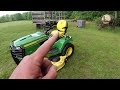 John Deere Seat Arm Rest Install -  DYI - Signature Series Garden Tractor ( X750 Diesel )