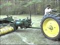 Baling Hay with 1948 John Deere Model A Tractor and 24T Baler with Wisconsin THD