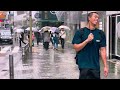 4k hdr japan travel 2024 l Rainy day Walk in Shibuya (渋谷) Tokyo | Relaxing Natural City ambience