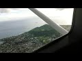 Flying into Oahu from Maui over Diamondhead on the left!!! My house on right!