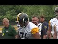 Justin Fields Was THROWING BOMBS At The Pittsburgh Steelers Training Camp...