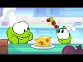 As Histórias do Om Nom -  Desafio de comida! -  Desenhos Animados para crianças