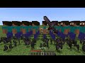 All golems and HEROBRINE and x200 netherite armors combined in minecraft