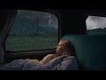 Rain Sounds On Car Window Glass For Sleeping,Relaxing  -  5 Minutes To Sleep