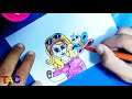 How to Turn words Barbie Into DRAWING - Theakashcreations