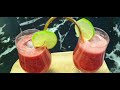 watermelon Juice Recipe|  Refreshing Home Made watermelon Juice 🍉🍋