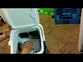 Build a loud light weight small Ice Chest Bluetooth Milwaukee Radio M18 Lithium Battery
