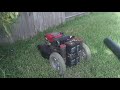 Little more fun spinning RC lawnmower